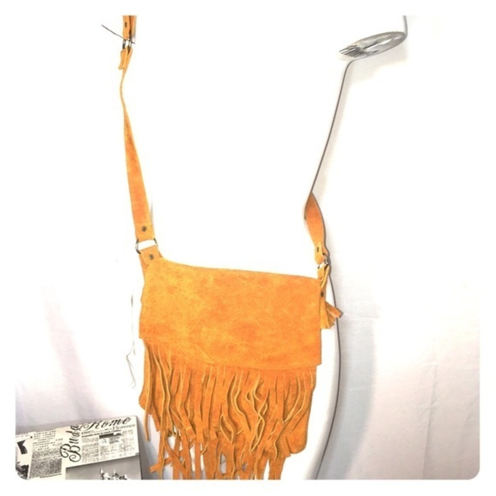 Vintage suede shoulder satchel/purse